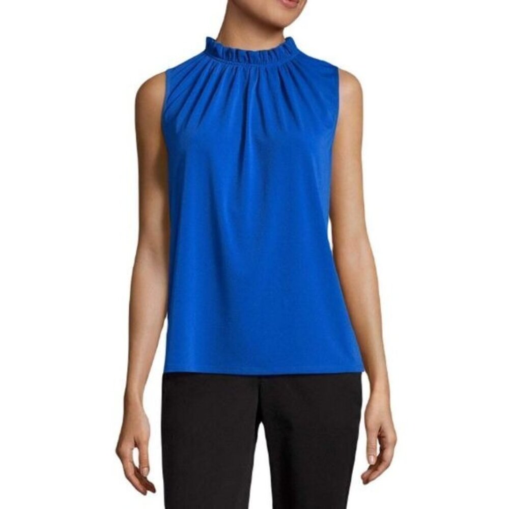 Worthington‎ Sleeveless Mock Neck Top Petite Medium Petite